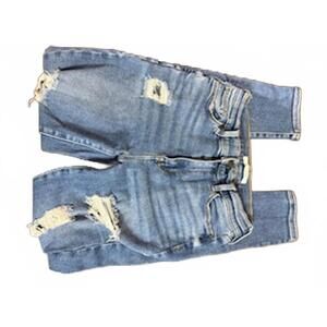 Pacsun Women's Distressed Blue Denim Jeans Waist Size 25